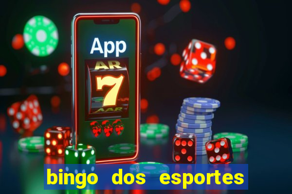 bingo dos esportes para imprimir